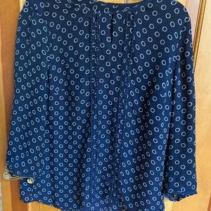 Talbots silk blouse